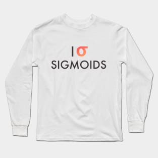 I Heart Sigmoids Long Sleeve T-Shirt